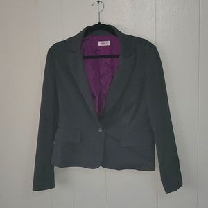 Dark gray blazer